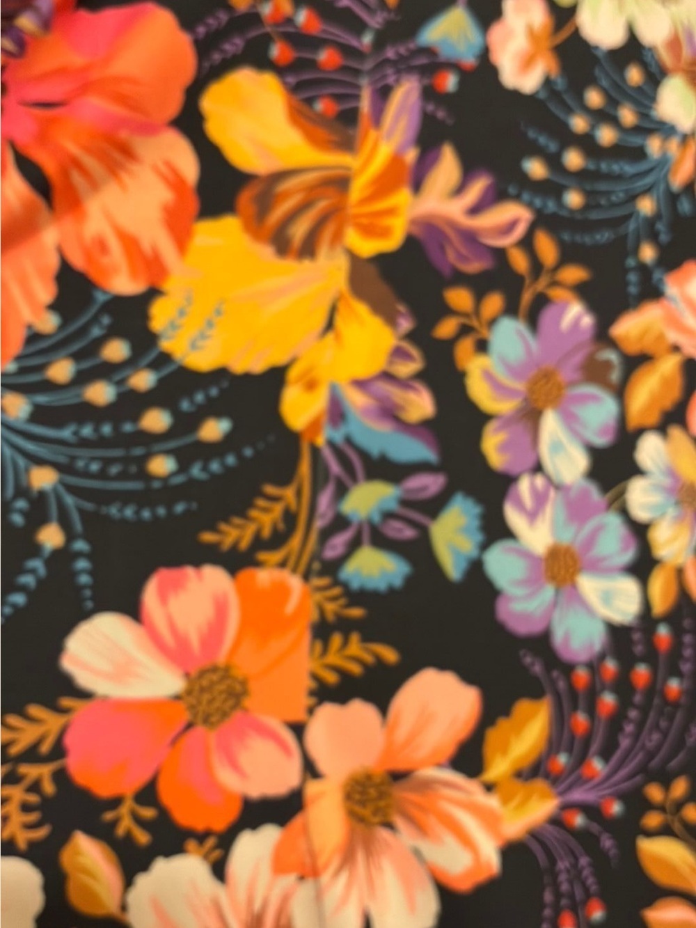 Hale Bob Louna Floral Mini Dress NWT Long Sleeve Boho Luxe Size Small - Picture 7 of 14